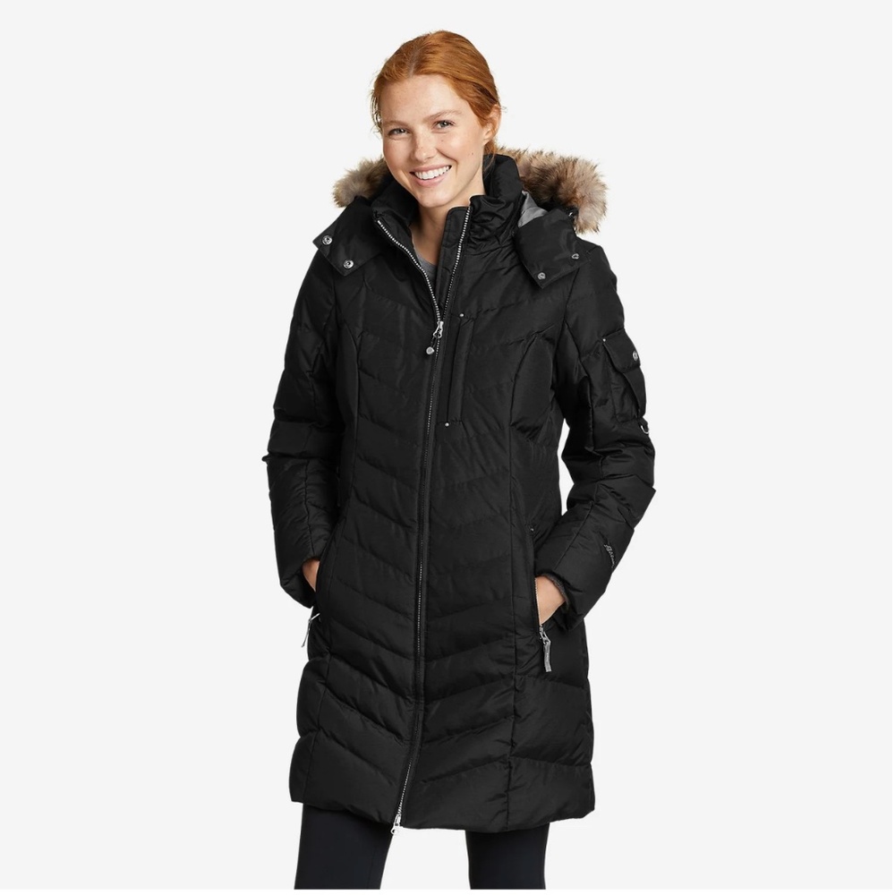 Eddie Bauer Crystal Ridge Down Parka Coat sz XL